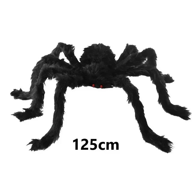 Halloween Big Plush Spider Oversized Soft Decoration