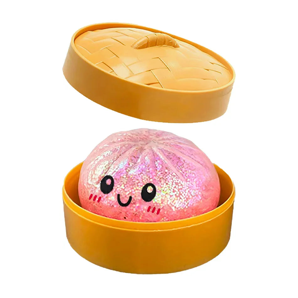 Glitter Dumpling Squishy Toy 6 Styles Box