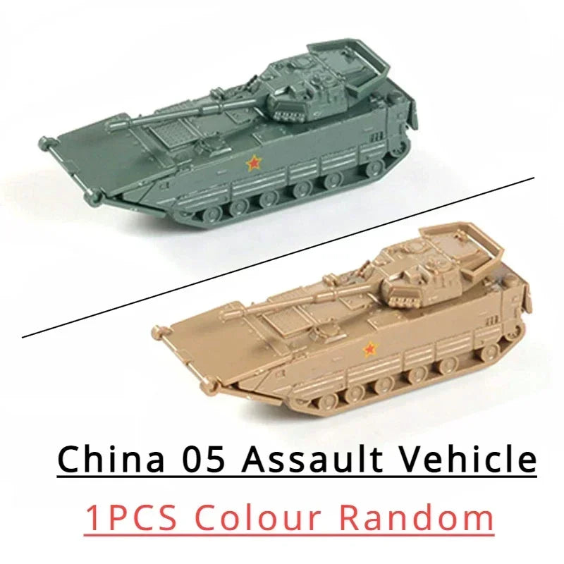 1 144 5cm Classic Tank Model WWII Soviet BM21 Italian B1 Destroyer US M35