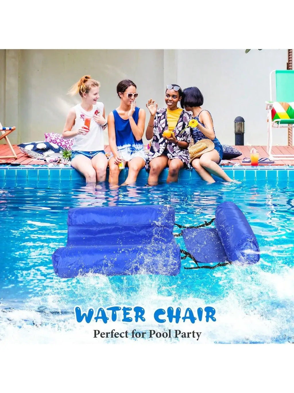 Inflatable Pool Floats Adult Size Water Hammock Floats Swimming Pool Multi
