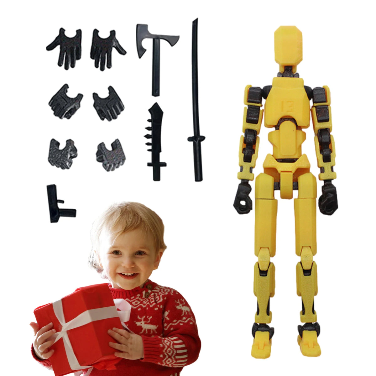13 Joints Articulate Action Figure Poseable Dummy Doll