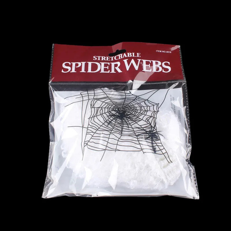 Halloween Glow Spider Web Glowing Creepy Decoration