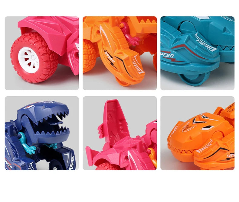 Dinosaur Deformation Car 2-in-1 Model Toy Transform