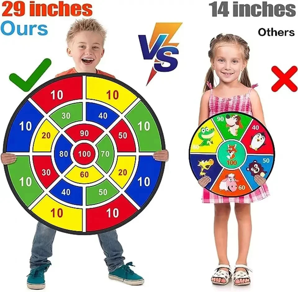 Sticky Ball Dart Board Family Game Educational Indoor
