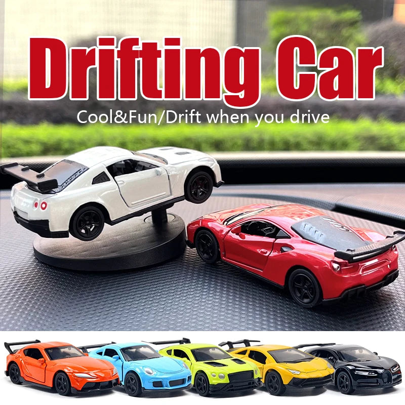 Drift Car dashboard toy model swing turning cool sports race auto ornaments