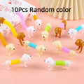 10-Piece Stretchable Dog Pop Tubes Sensory
