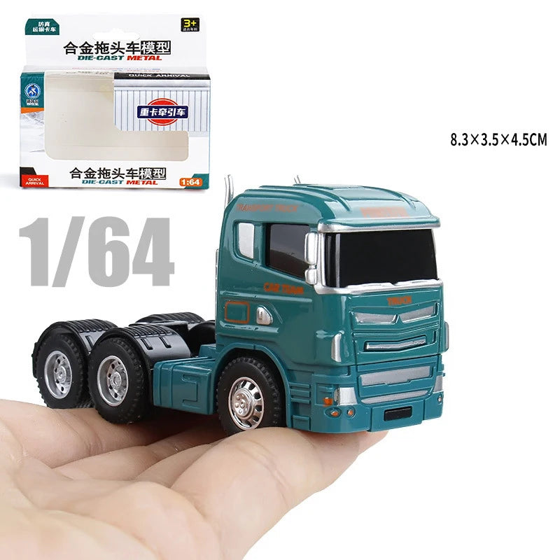 1:64 Scania Container Truck American Container Truck Alloy Diecast Model Car