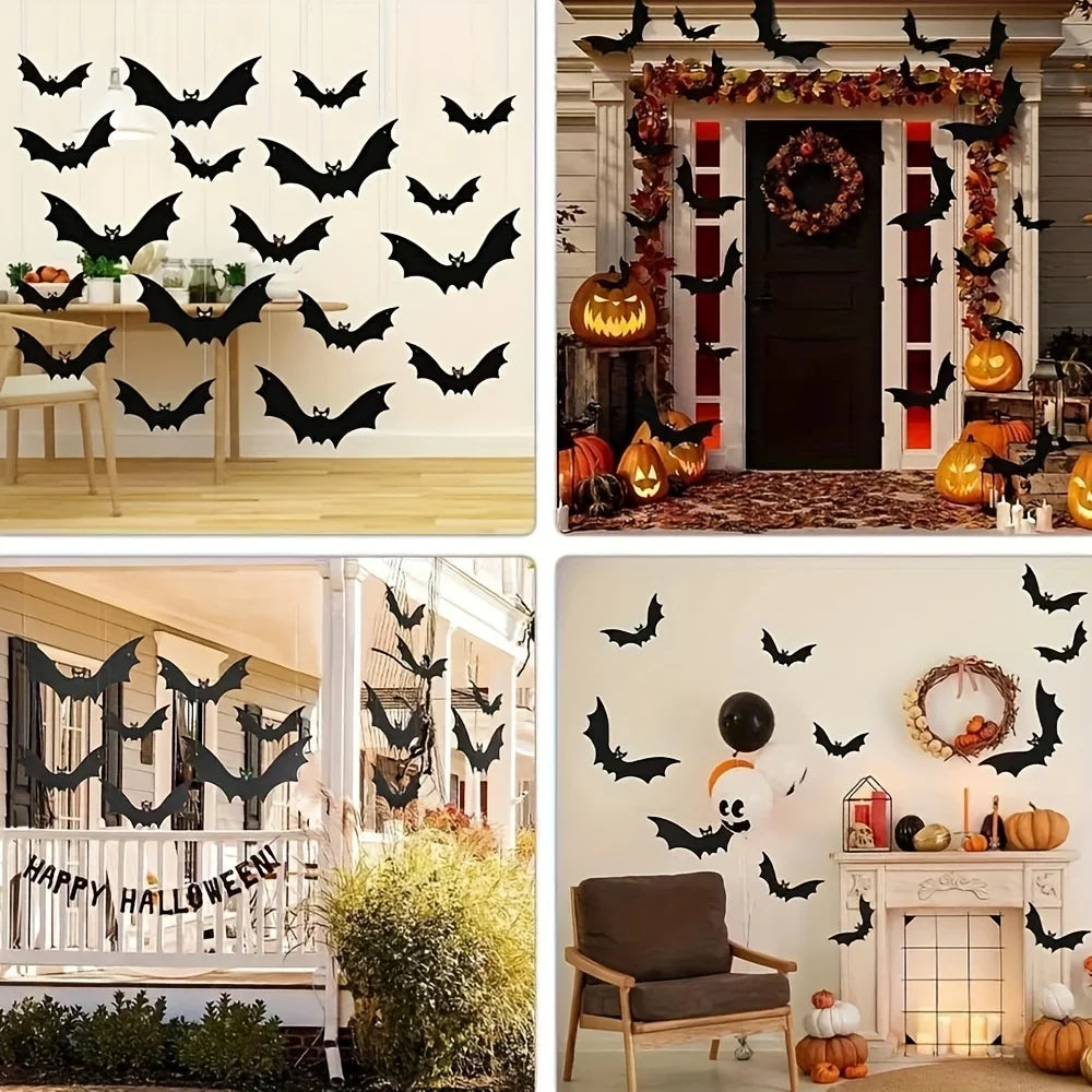 6Pcs Halloween Hanging Banner Garland Spooky Decor