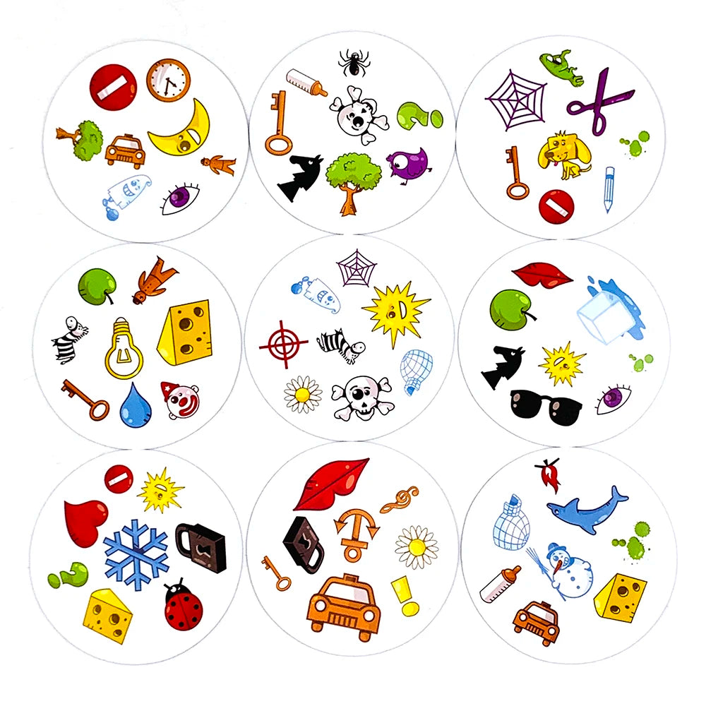 Metal Box Card Game Parent Child Interactive Holiday