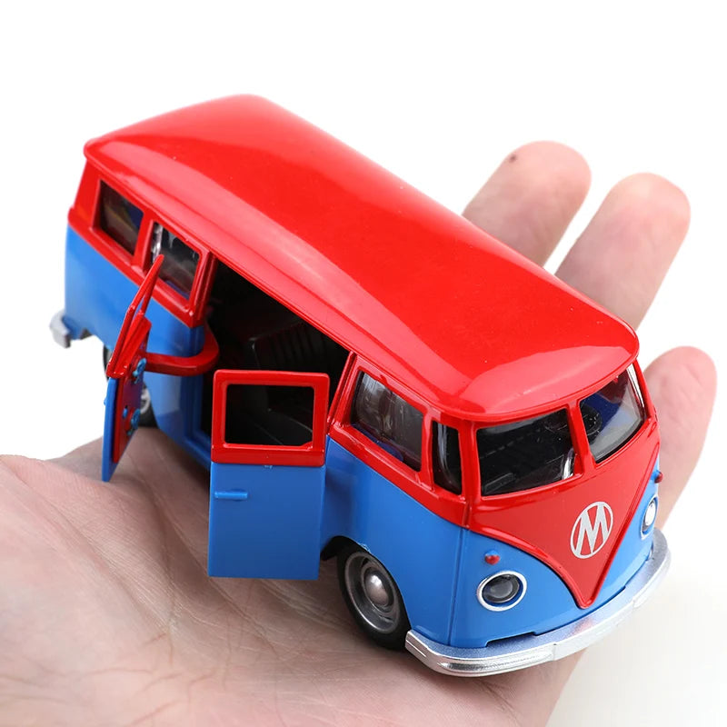 1:38 Classic Alloy T1 Bus Retro Exquisite Stylish Children's Toy