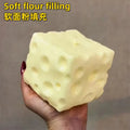 Jumbo Cheese Cube Stress Ball Shapeable