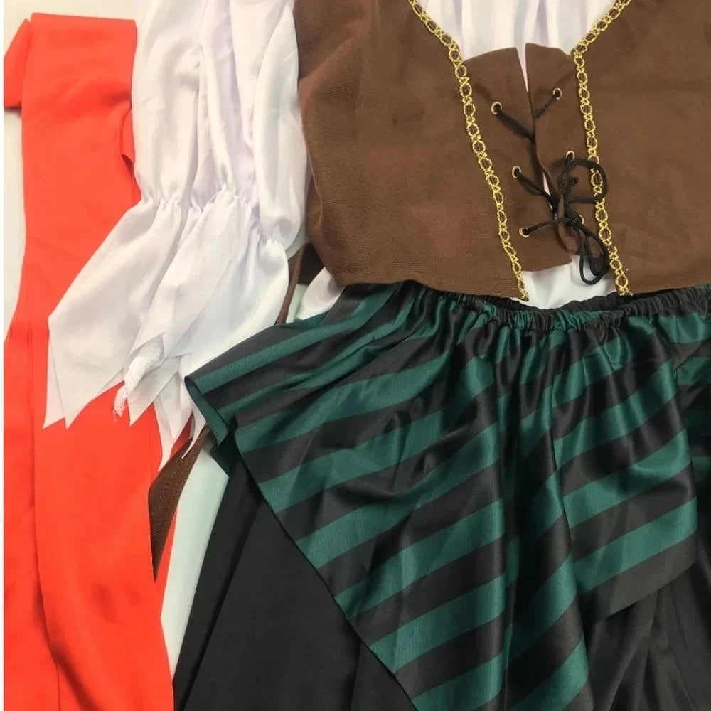 Pirate Cosplay Costume Captain Jack Sparrow
