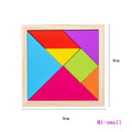 Wooden Blocks Puzzle Brain Teaser Tangram Jigsaw