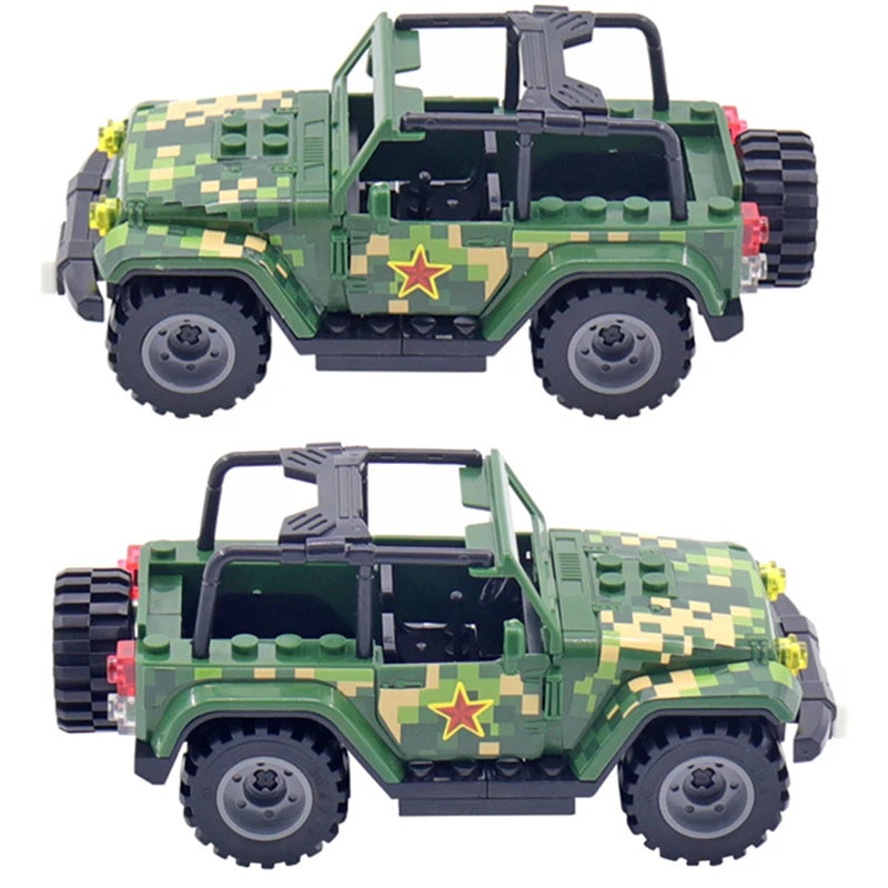 NEW Militarys Camouflage TBS Commando Blacks Wranglers Car Off Roader Blocks