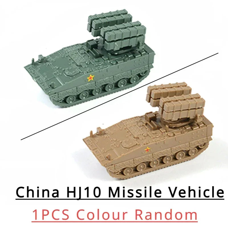 1 144 5cm Classic Tank Model WWII Soviet BM21 Italian B1 Destroyer US M35