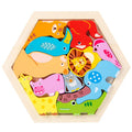Wooden Jigsaw Puzzle 3D Creative Early Education