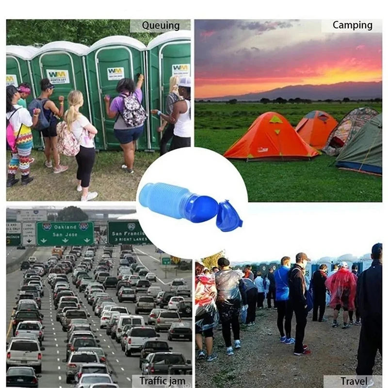 Portable Urine Toilet Aid Car Travel Outdoor Urinals Man Woman Children Potty