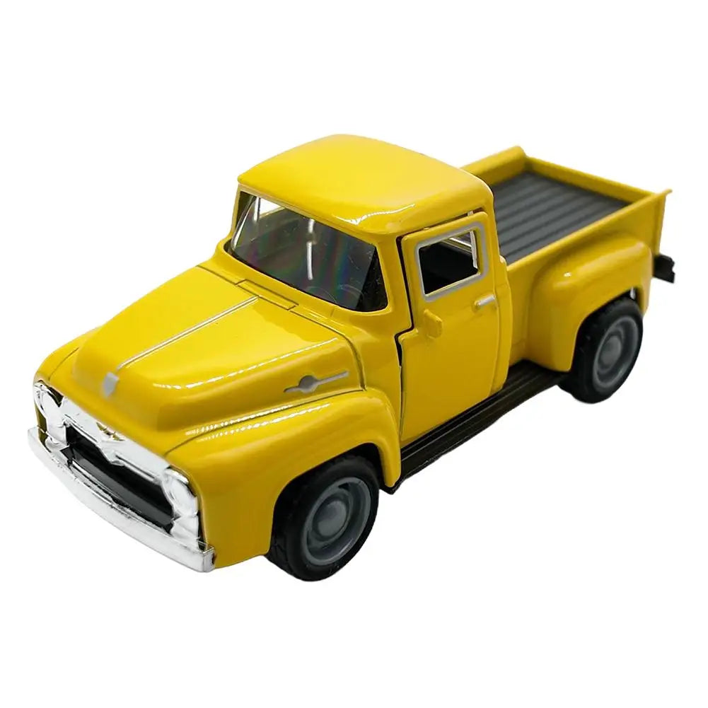 1 32 Red Metal Truck Model Vintage Alloy Mini Pull-Back Diecast Car