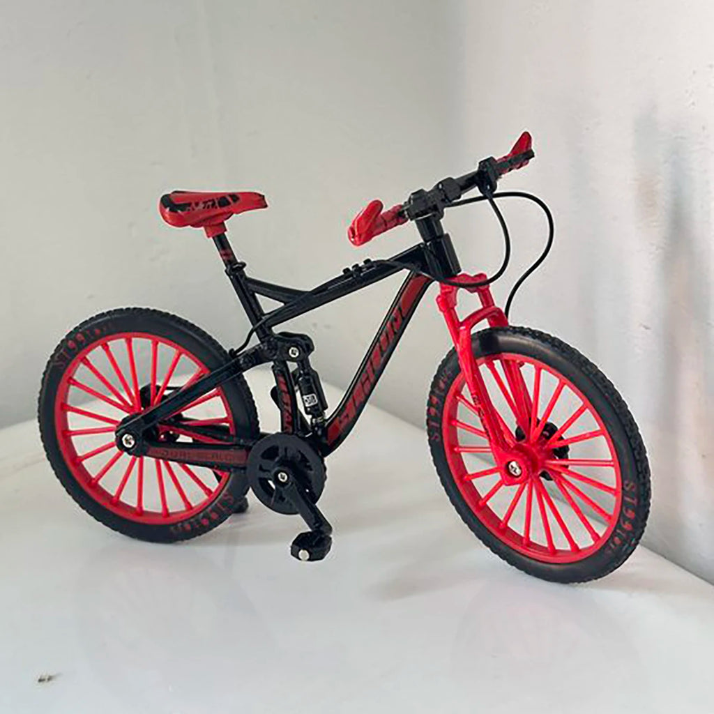 1:10 Mini Alloy Bicycle Diecast Model Finger Mountain Miniature Metal Bike