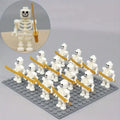 Skeleton Soldiers Building Blocks People Halloween Figures Mini Building Blocks
