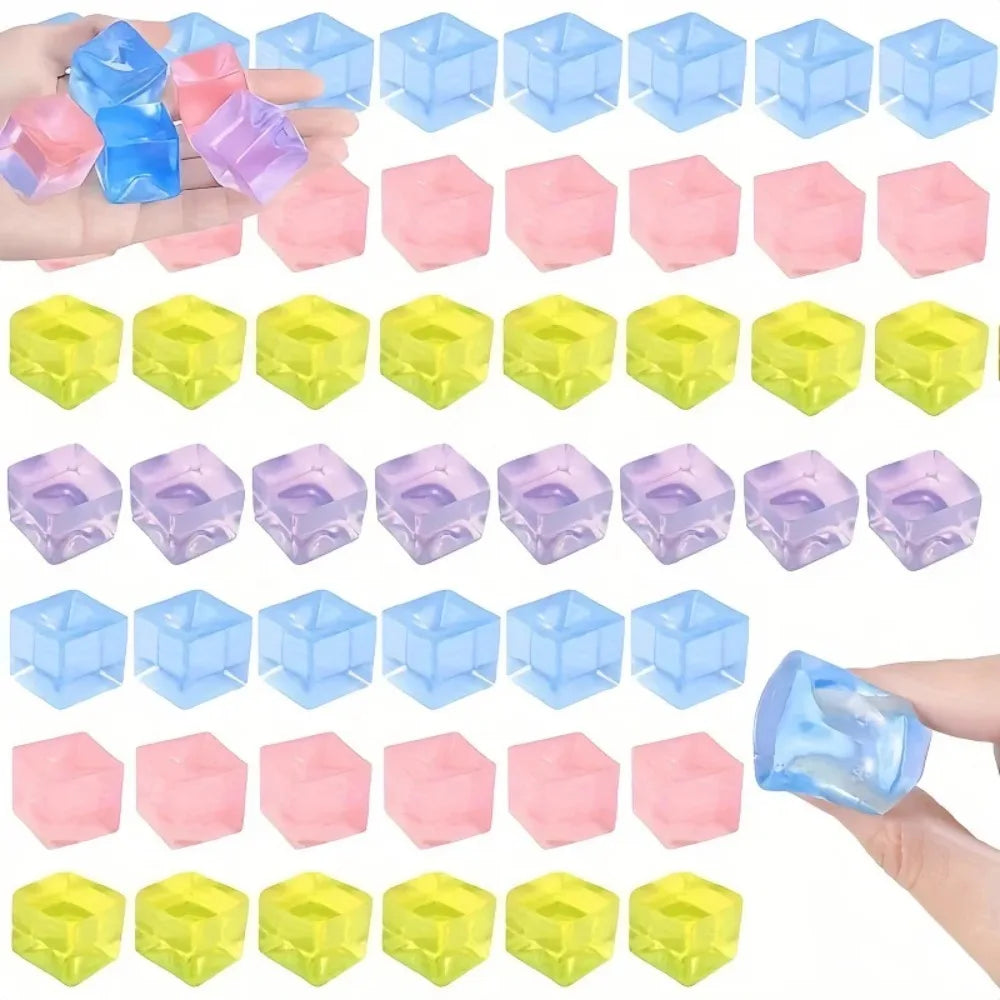Mini Ice Cube Squishy Toys 15-Pack Fidgets