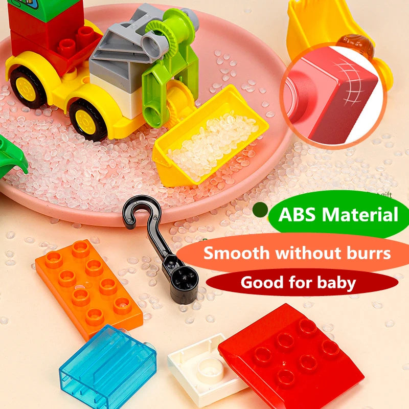 Large Particle Building Blocks City Vehicles