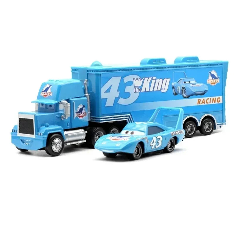 2025 New Pixar Cars Truck Set Lightning Mcqueen Uncle Mike Model Trucks