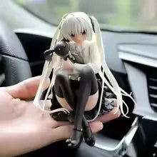 New 10cm Cute Anime Lady Doll with Rabbit Perfect Birthday Gift Home Decoration