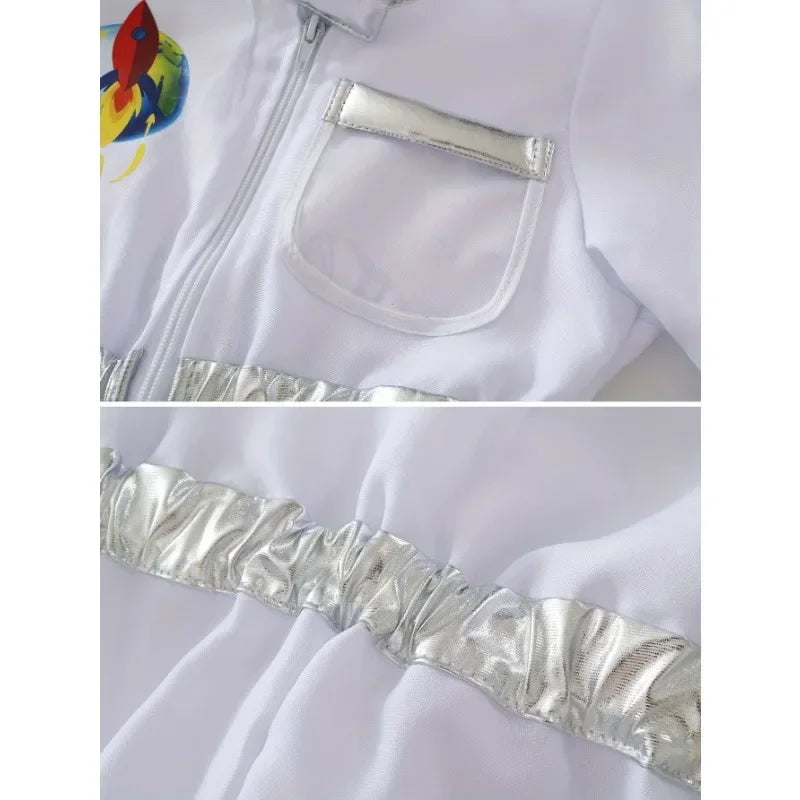 Kids Astronaut Space Suit Costume Complete Set