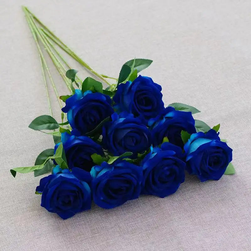 1 5 10 20pcs Roses Artificial Flowers Rose Flower Branch Realistic Fake