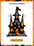 1pc Halloween 58-inch Super-Large Haunted House Castle Standing Foil balloon