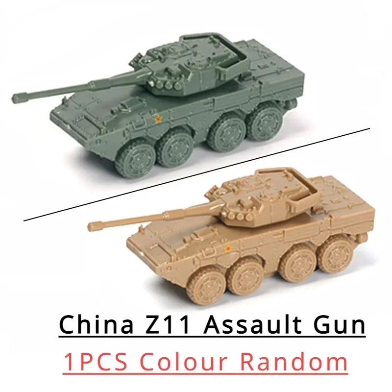 1 144 5cm Classic Tank Model WWII Soviet BM21 Italian B1 Destroyer US M35