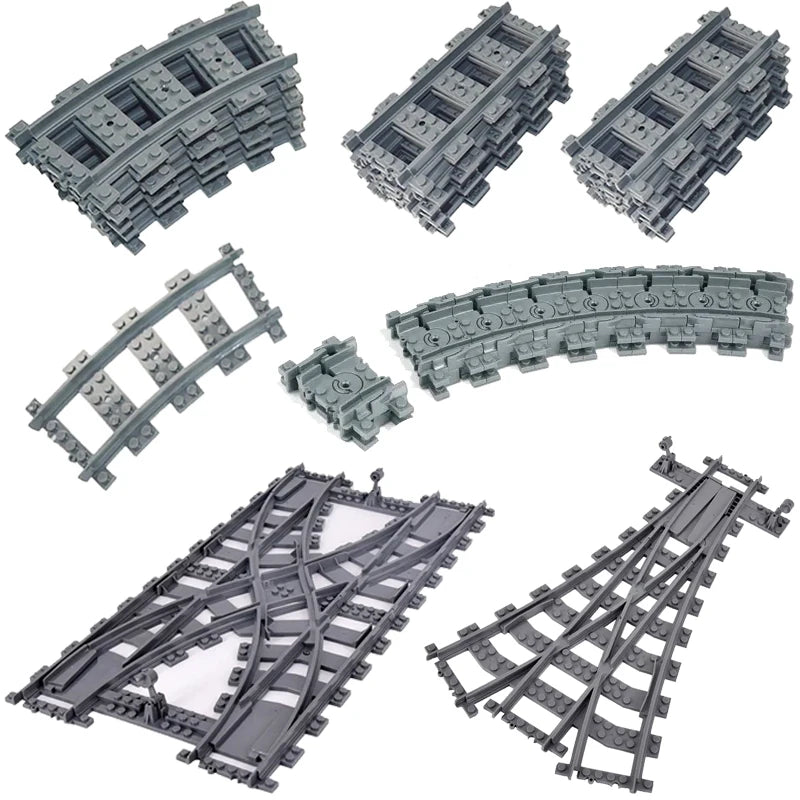 City Trains Building Block Railway Set STEM Toy