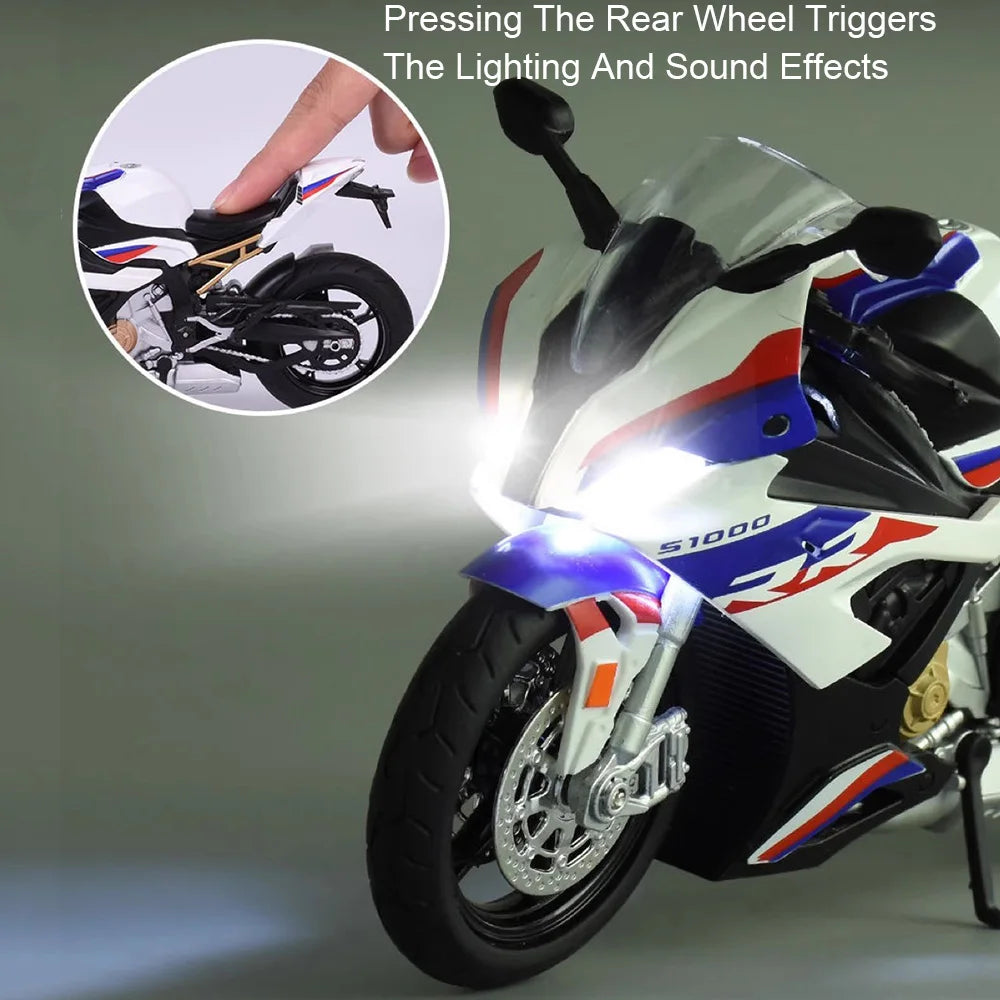 1:12 S1000RR Motorcycle Diecast Model Alloy