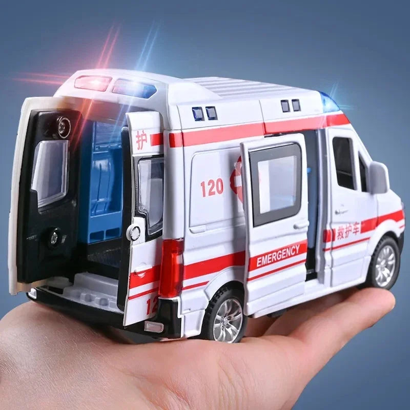 1:32 Scale Emergency Vehicle Toy with Sound & Lights