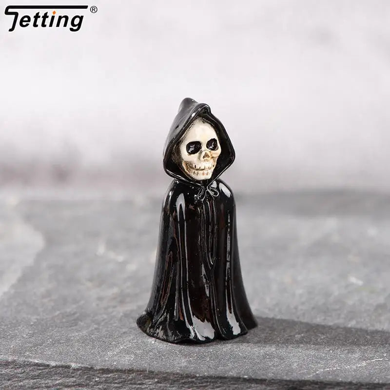3D Horror Halloween Decoration Miniature Raven Tombstone Ghost Skeleton Skull
