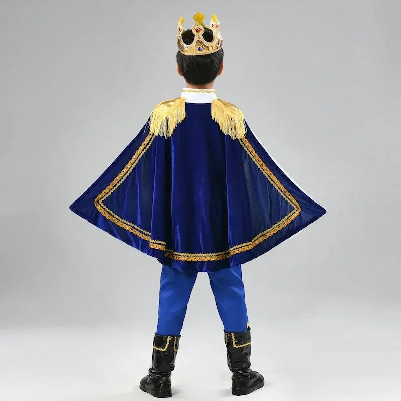 Royal Prince King Costume 7-Piece Medieval Set