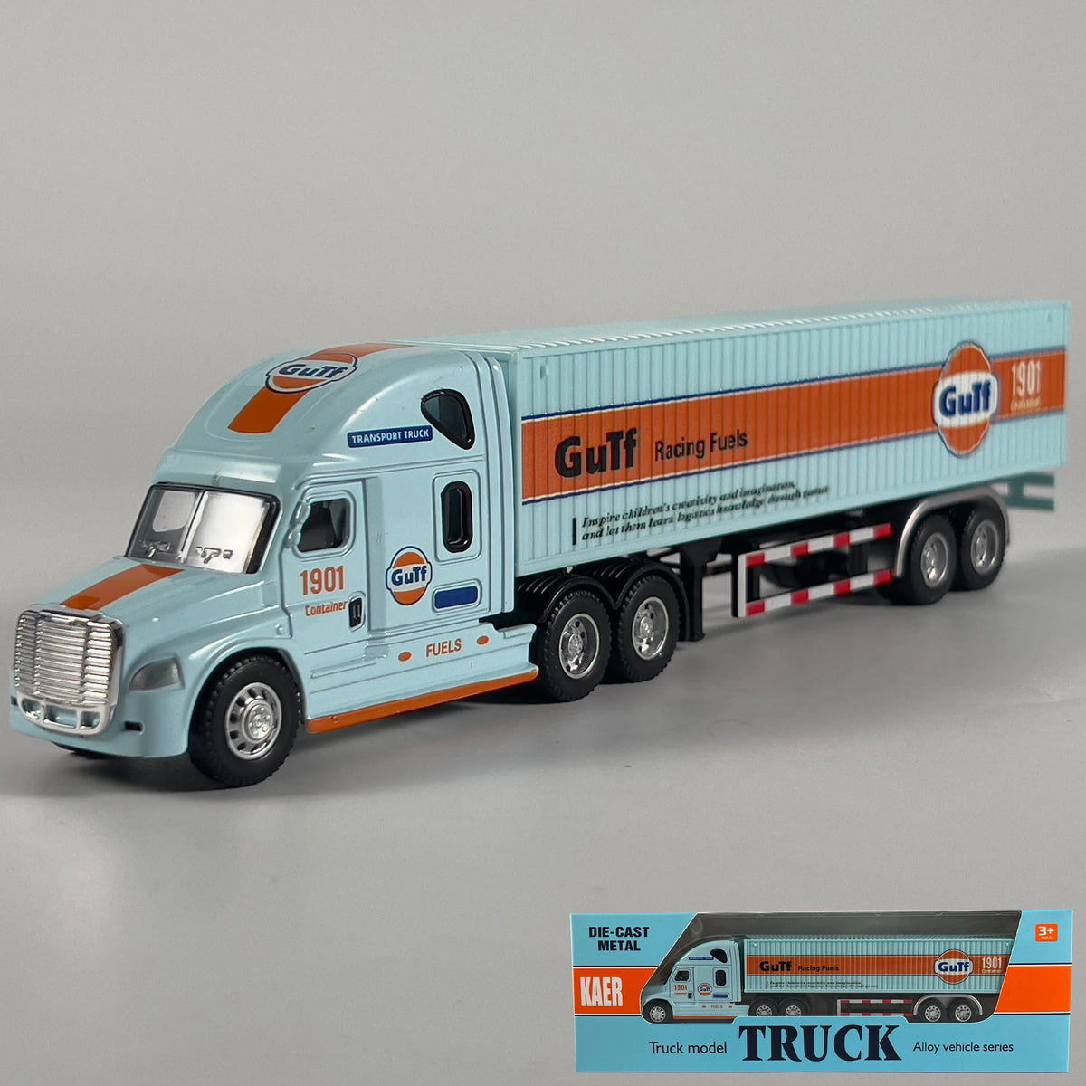 1:64 Scania Container Truck American Container Truck Alloy Diecast Model Car