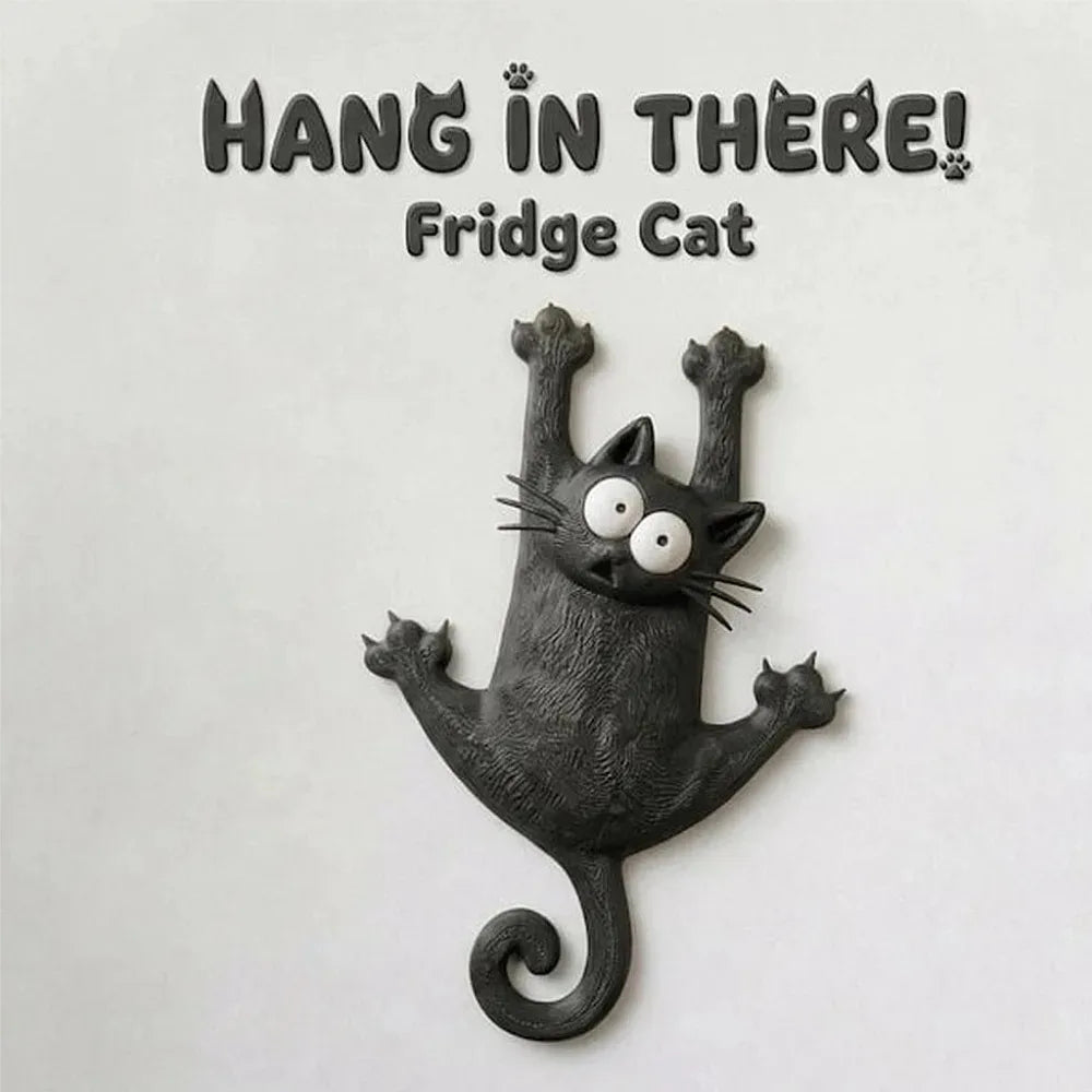 Creative Cute Magnetic Refrigerator Cat Magnet Home Decor