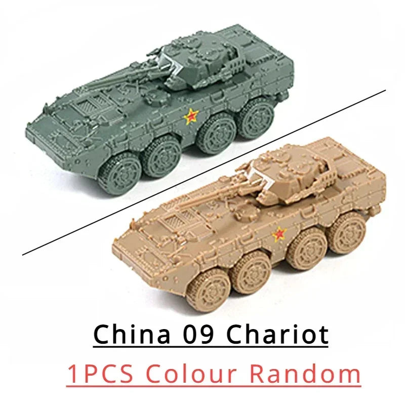 1 144 5cm Classic Tank Model WWII Soviet BM21 Italian B1 Destroyer US M35