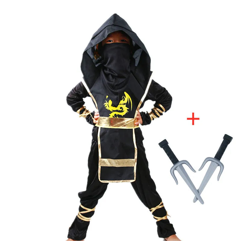 Complete Kids Ninja Warrior Costume Mask Set