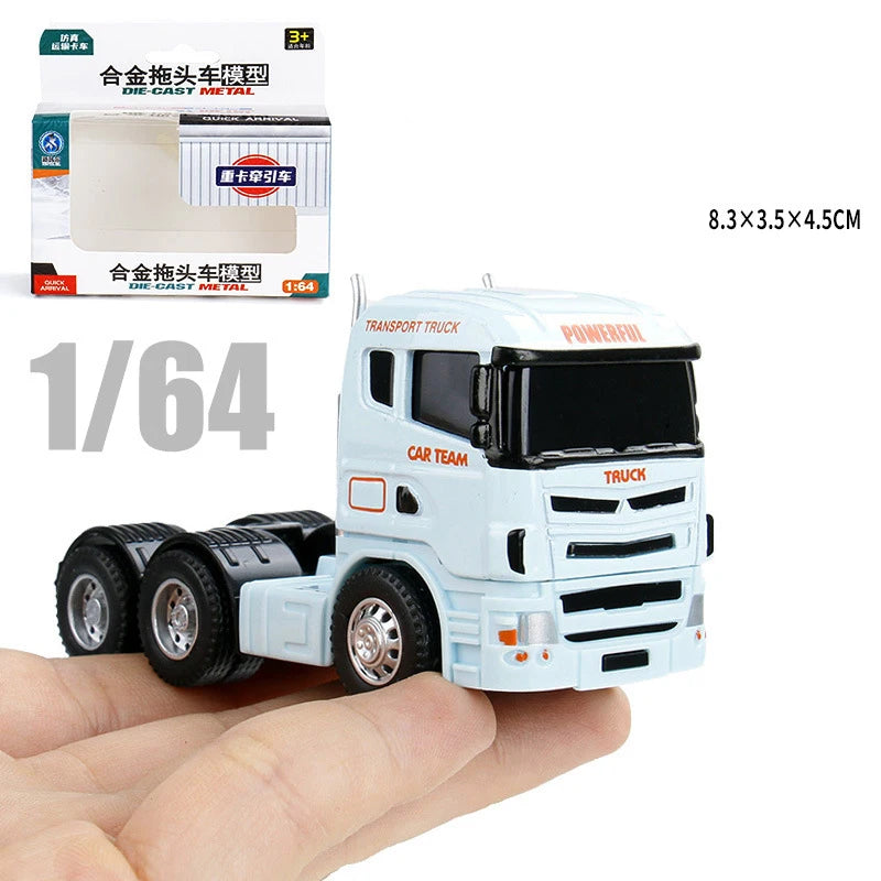 1:64 Scania Container Truck American Container Truck Alloy Diecast Model Car