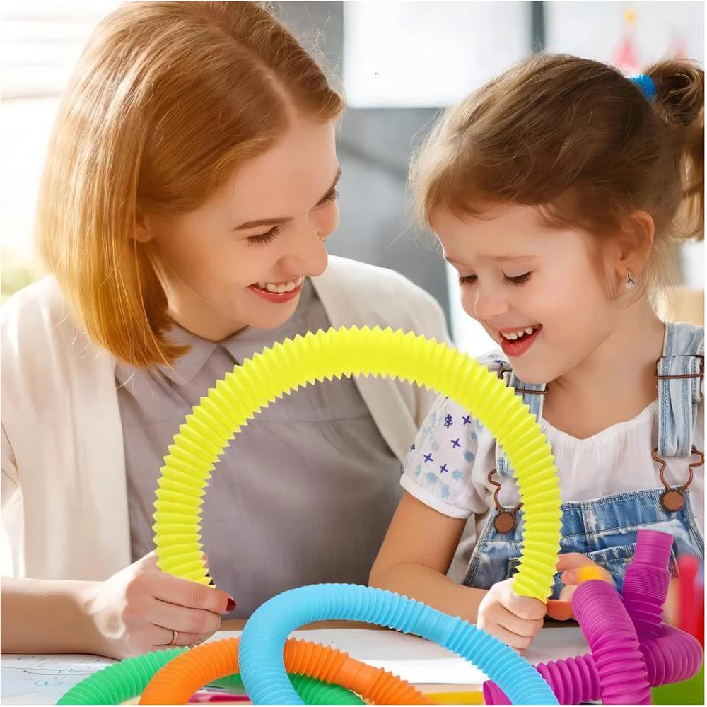 10-30 PCS Telescopic Tubes Fidget Toy Pop Relief