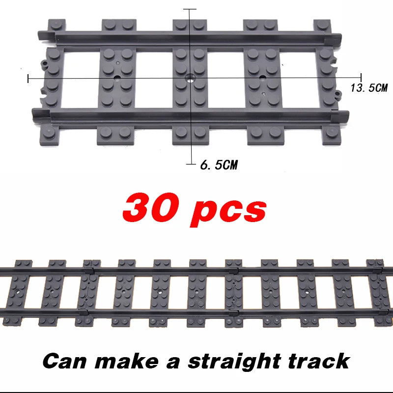City Trains Building Block Railway Set STEM Toy