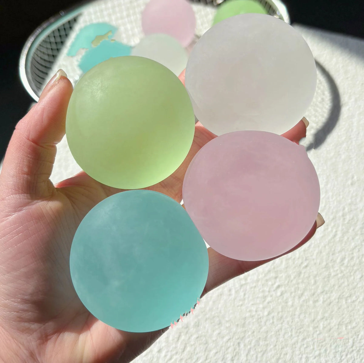 Blue Maltose Squishy Toys Anti Stress Sensory