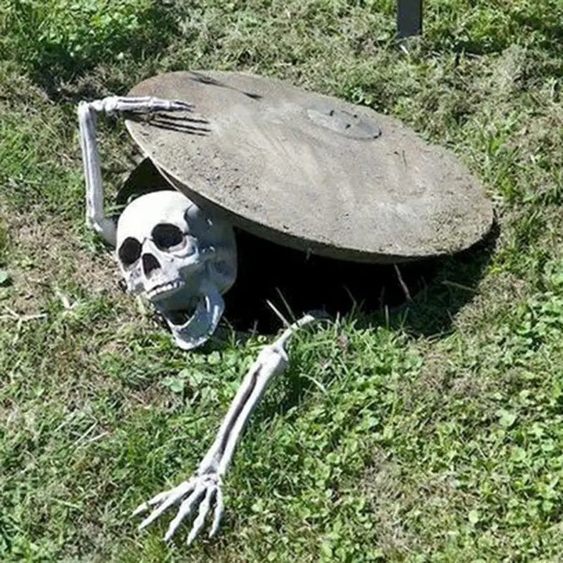 Spooky Halloween Decor Skeleton Stakes Realistic