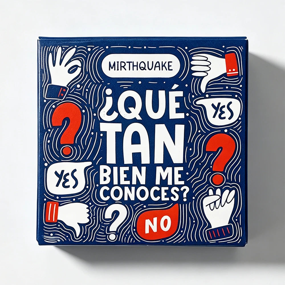 Spanish Mini Game Cards Bien Me Conoces After Dinner Amusements Board Game