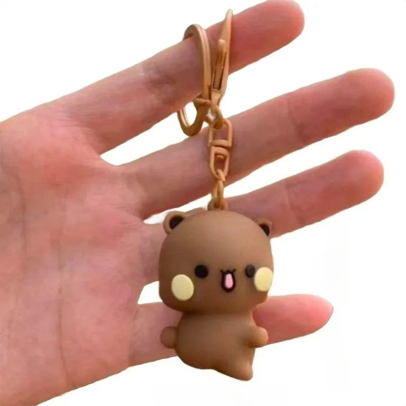 Cute Panda Magnetic Keychain Character Pendant
