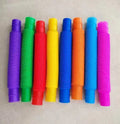 Colorful Pop Tubes 8 Pack Stretching Fidget