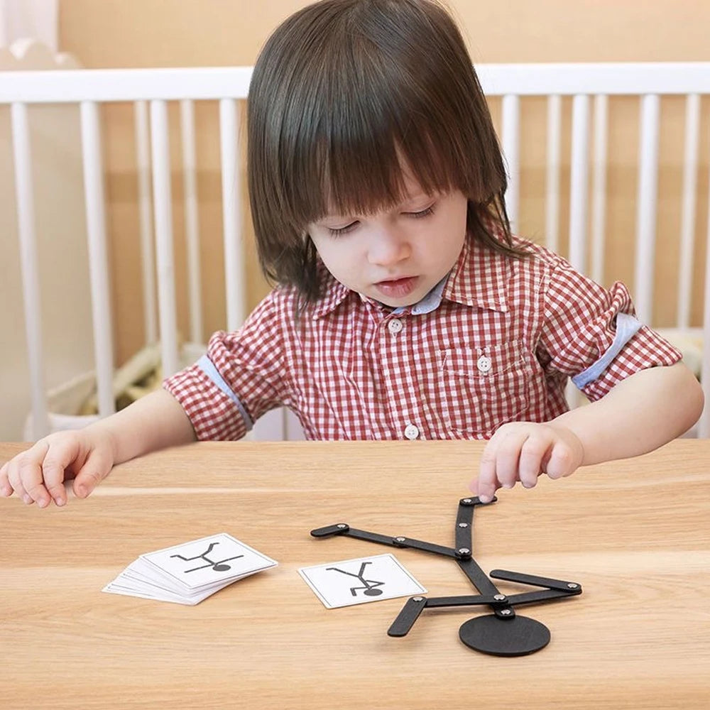 Montessori Material DIY Puzzle Toys Boards Educational Game Early Learning